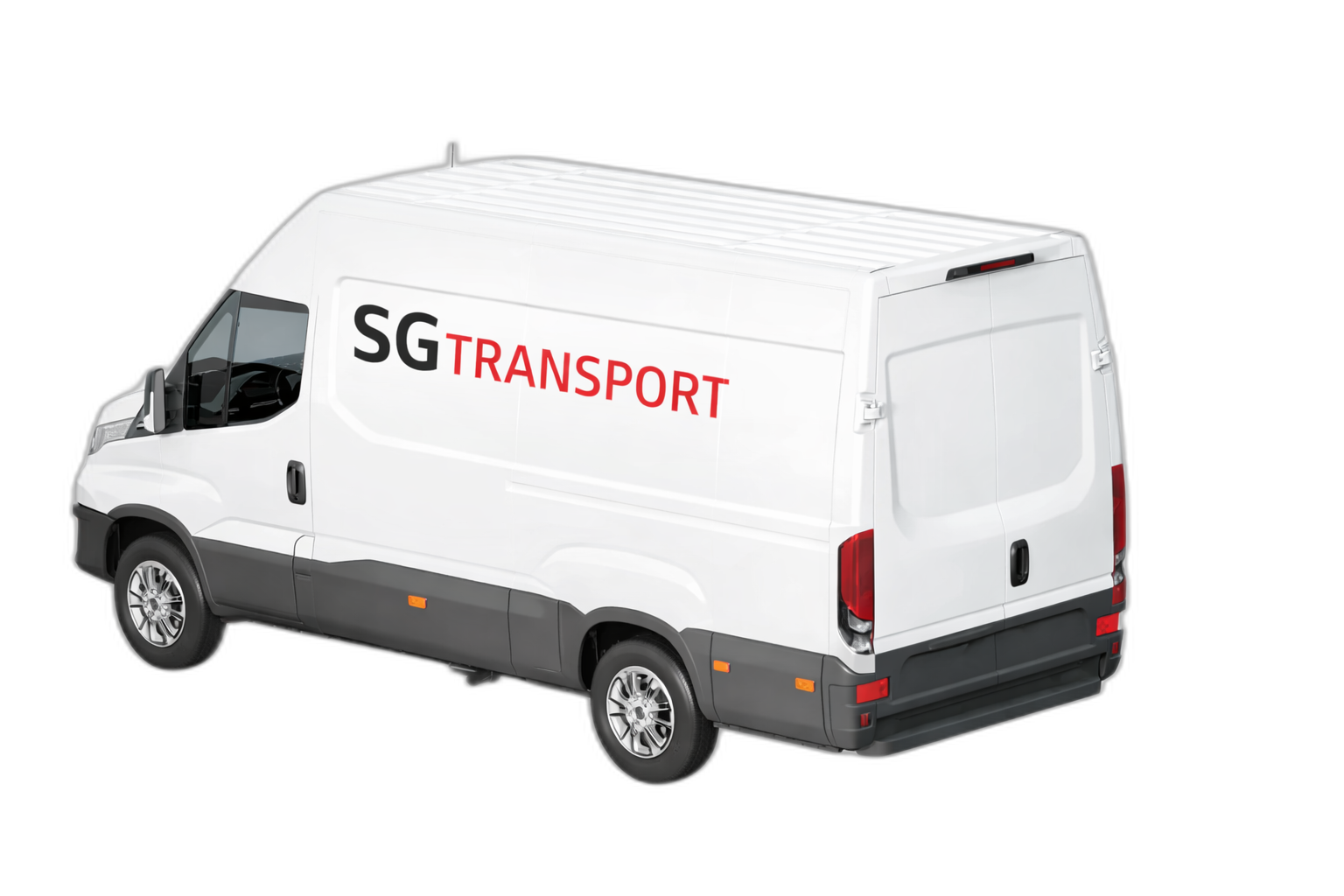 SGTransport chauffeur levert pakket